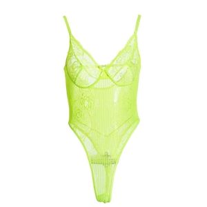Lace lingerie body suit